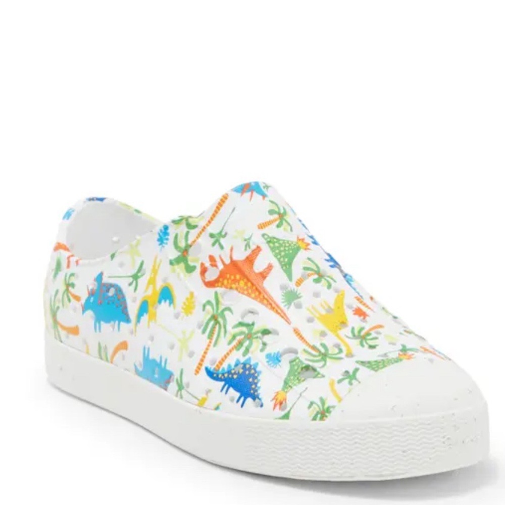 Native Jefferson Dinosaur Print Shoes Sz 5